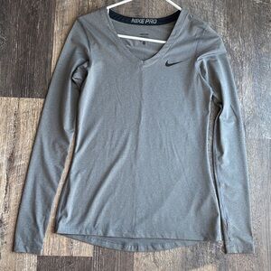 Nike Pro Core Fitted Long-Sleeve T-Shirt Sz M